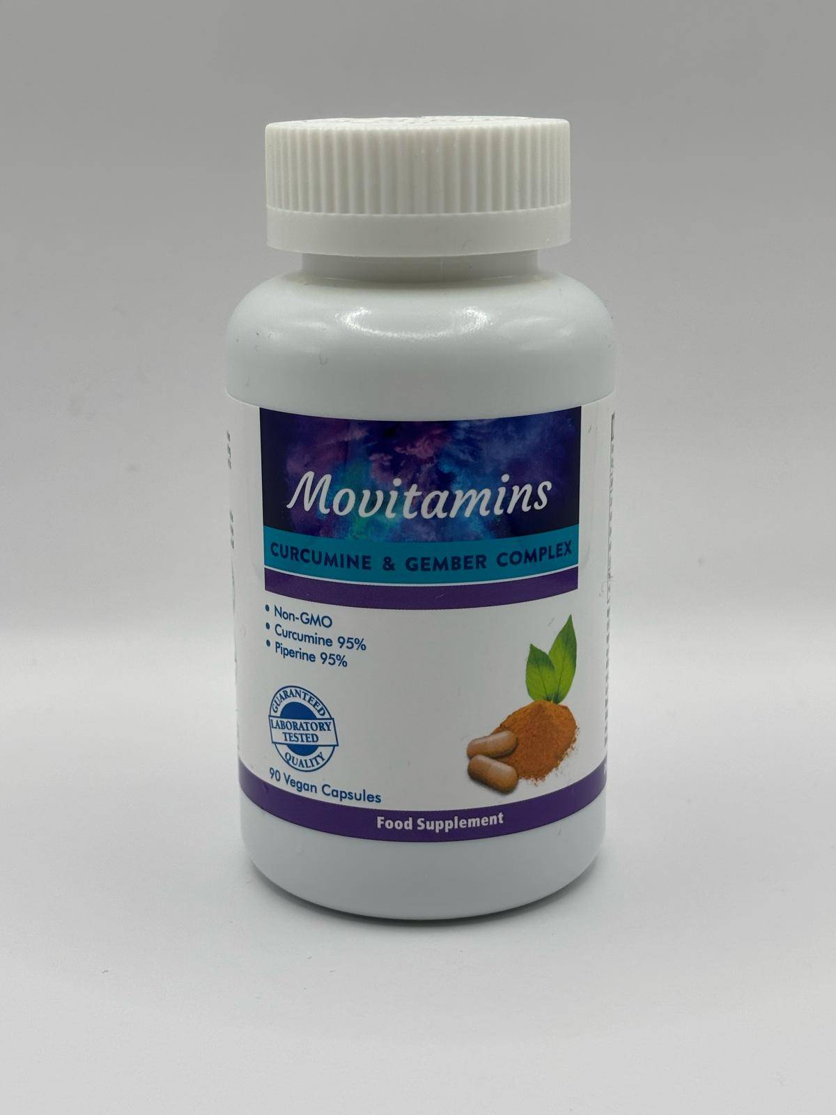 Curcumine & gember complex – Movitamins, 90 capsules