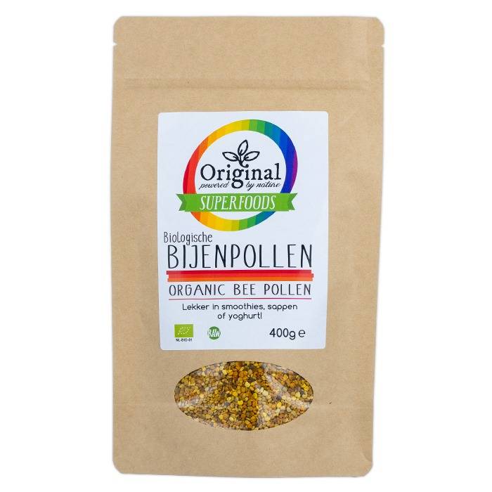 Original Superfoods Biologische Bijenpollen 400 gram – Original Superfoods, 400 gram