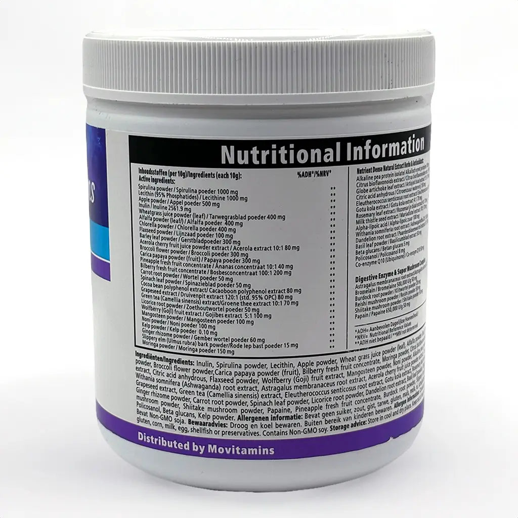 Mo Greens – Movitamins, 300 gram poeder