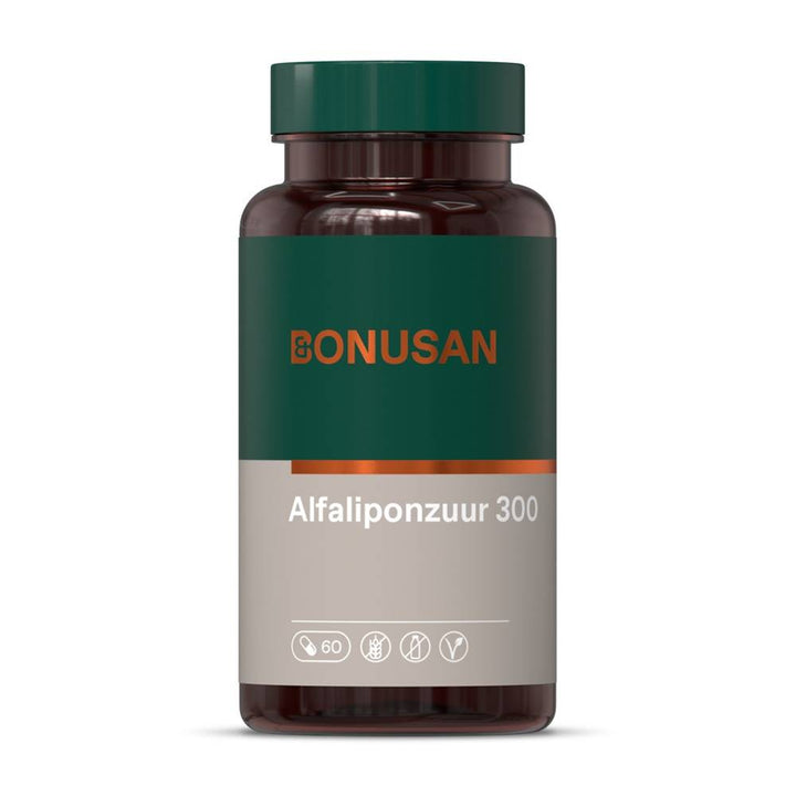 Bonusan Alfaliponzuur 300mg Capsules 60CP – Bonusan, 60 capsules