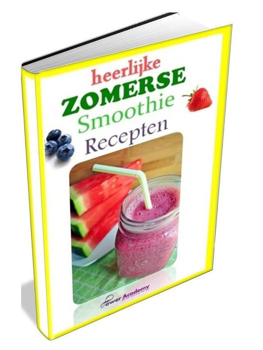 Omslag van het e-book Heerlijke Zomerse Smoothie Recepten