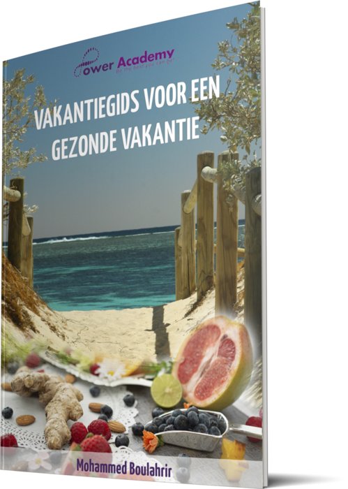 Omslag van het e-book Vakantiegids voor een gezonde vakantie