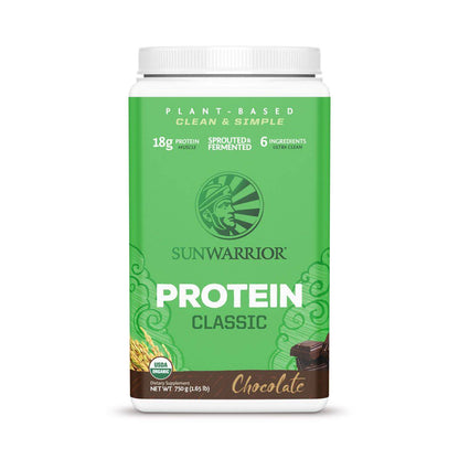 Sunwarrior Biologische Classic Proteïne Chocola 750 Gram – Sunwarrior, 750 gram poeder